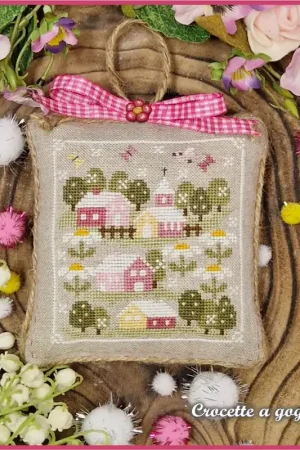 Free Delivery Spring Tiny Village by Crocette a gogo