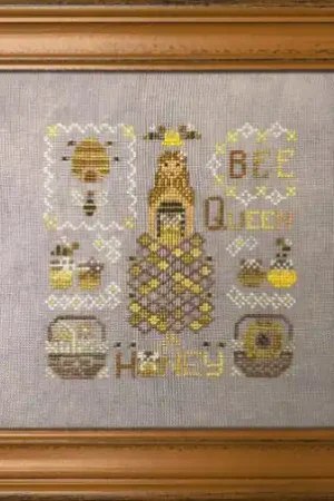 Queen Bee by Stitchy Princess Fast Shipping