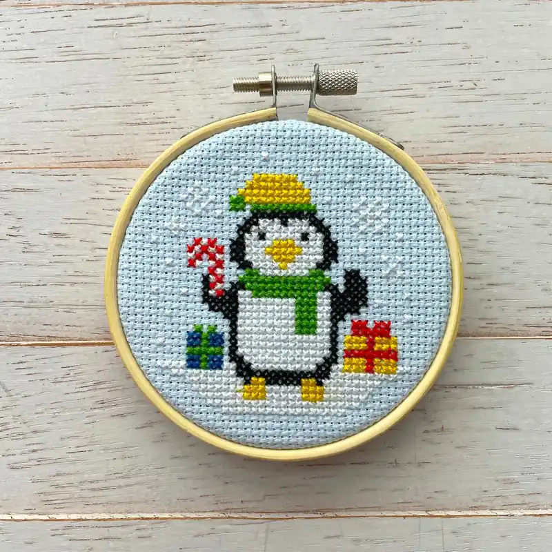 Penguin Ornament Cross Stitch Kit Top Rated