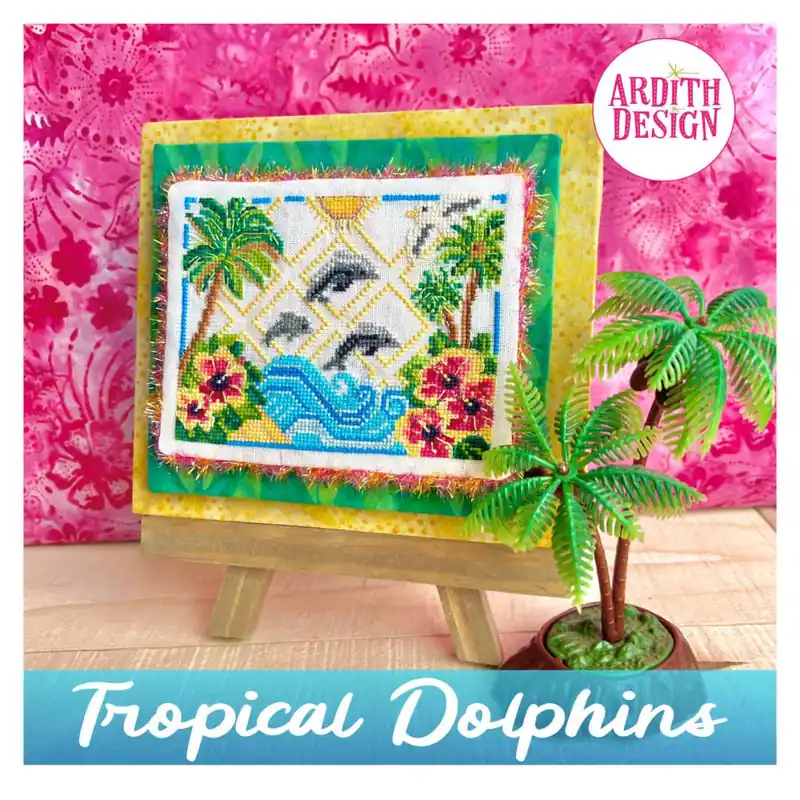 Tropical Dolphins by Ardith Design Same Day Shipping