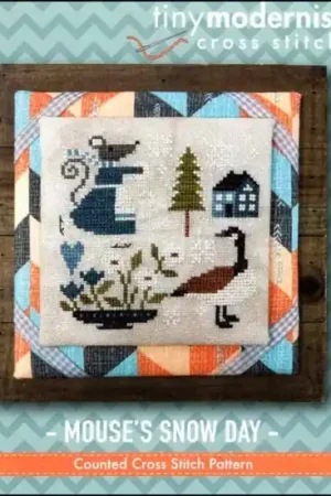 Weekend Sale Mouse's Snow Day by tiny modernist
