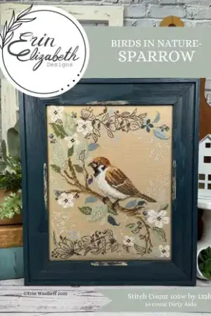 Express Delivery Birds in Nature- Sparrow by Erin Elizabeth Designs
