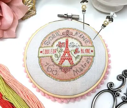 Premium Vintage Paris Pin Cushion by Tiny Modernist
