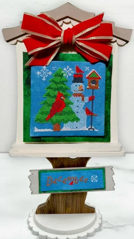 Feathered Friends December by Sister Lou Stitches Must Have
