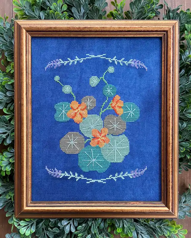 Botanical Study No. 3 Nasturtiums by Petal Pusher Authentic