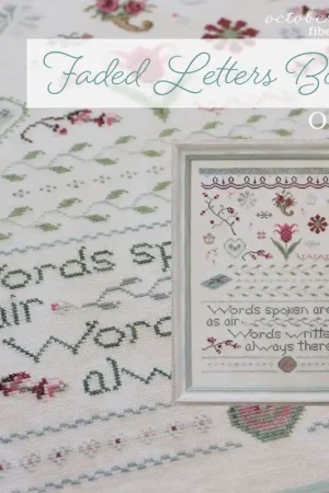 Faded Letters Bound by October House Fiber Arts Luxury