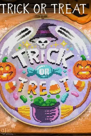 Trick or Treat by Autumn Lane Stitchery Deal