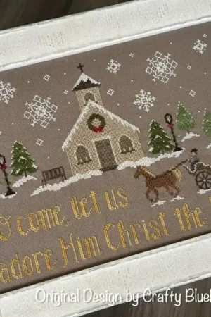 Christmas Village Church by Crafty Bluebonnet Hot Deal