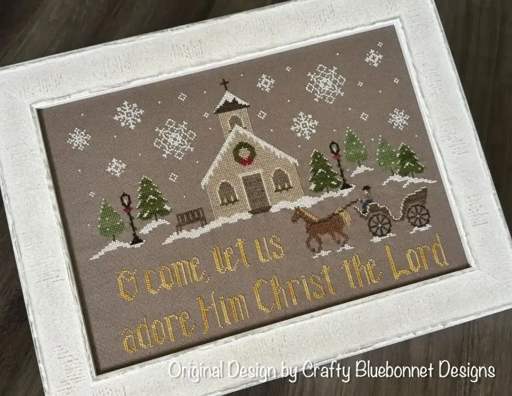 Christmas Village Church by Crafty Bluebonnet Hot Deal