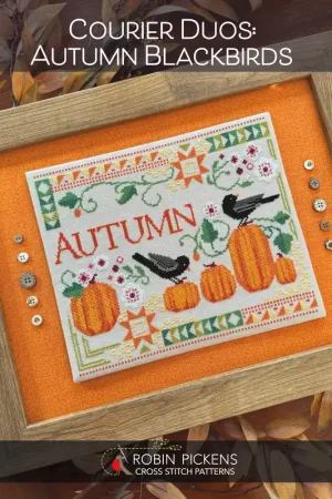 Free Shipping Courier Duos: Autumn Blackbirds by Robin Pickens