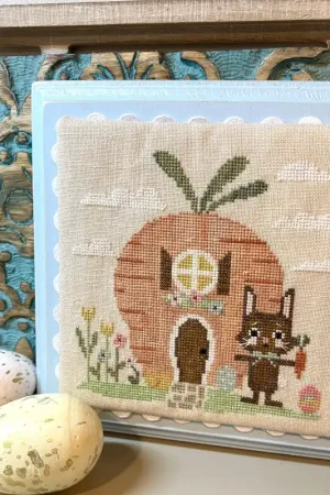 Bunny's House by Emily Call Stitching Price Cut