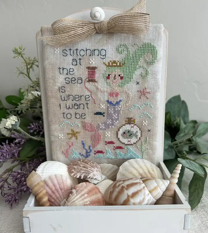 Budget Stitching at the Sea by Emily Call Stitching
