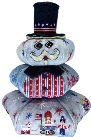 Stars and Stripes Stacker by Praiseworthy Stitches Best Choice
