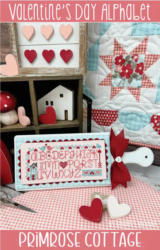 Wholesale Valentine's Day Alphabet by Primrose Cottage Stitches
