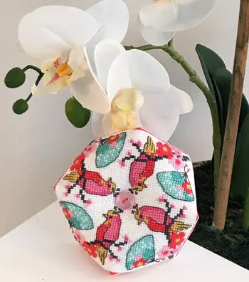 Cherry Blossom Biscornu by Tiny Modernist Order Now
