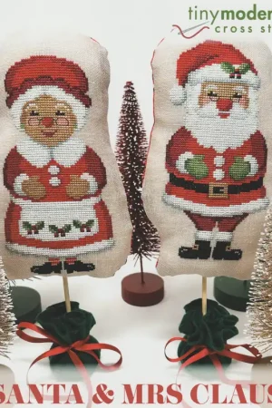 Santa & Mrs Claus by Tiny Modernist Exclusive