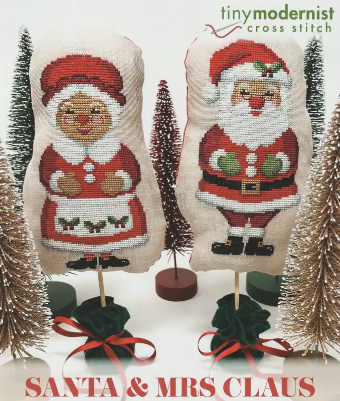Santa & Mrs Claus by Tiny Modernist Exclusive