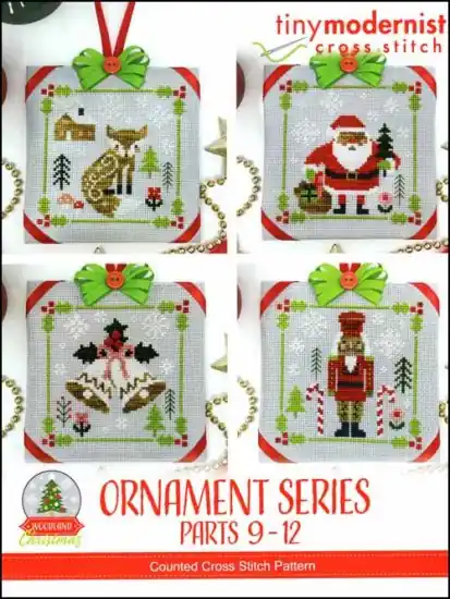 Professional Grade Ornament Series Woodland Christmas Parts 9-12 by Tiny Modernist