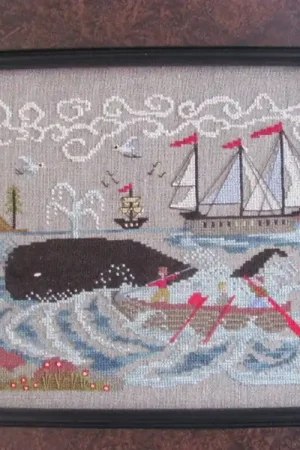 Hot Deal New England Whaling Waters by By The Bay Needleart