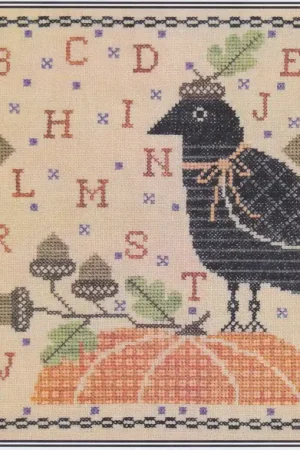 Holiday Sale Miss Raven's Pumpkin Sampler by Artful Offerings
