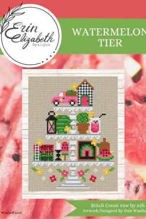 Watermelon Tier by Erin Elizabeth Designs Price Drop