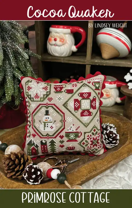 Fast Shipping Cocoa Quaker by Primrose Cottage Stitches