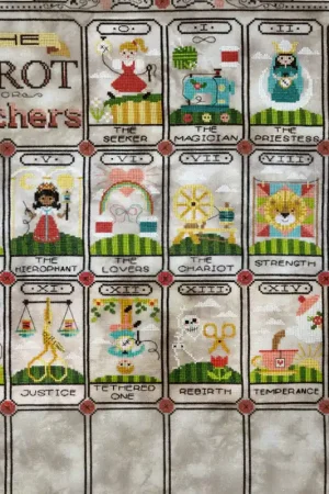 Holiday Sale The TAROT for Stitchers Part 8 by Tiny Modernist