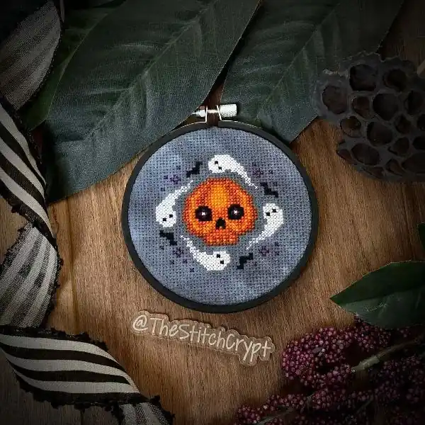 Big Sale All Hallows Skull by The Stitch Crypt