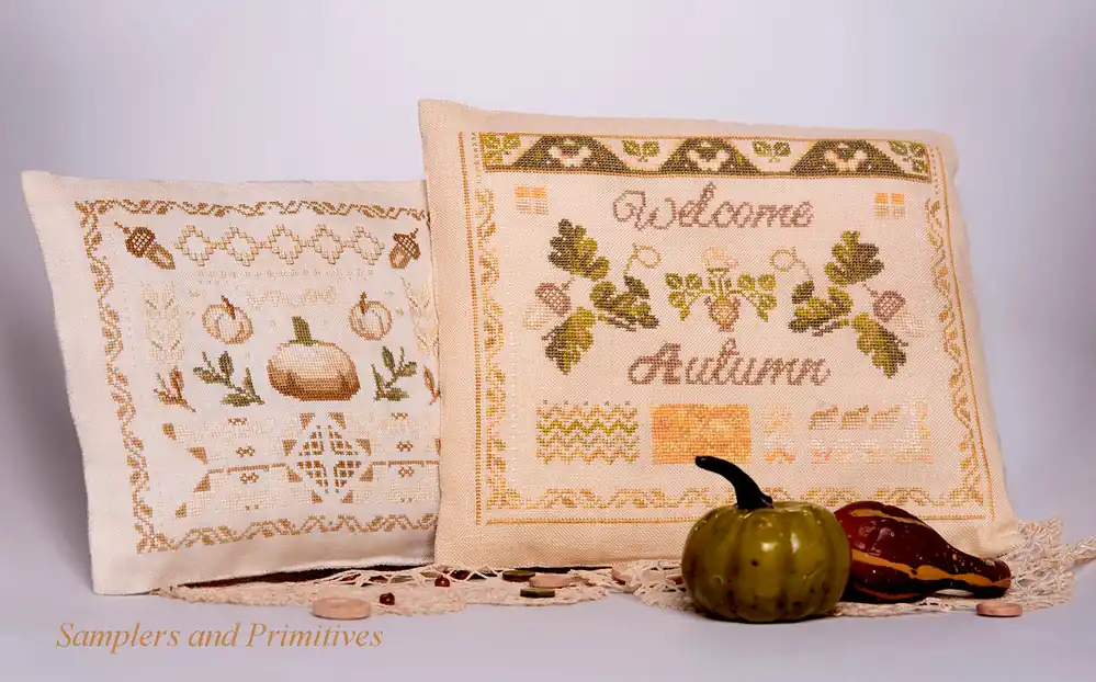 Professional Grade Welcome Autumn by Samplers and Primitives