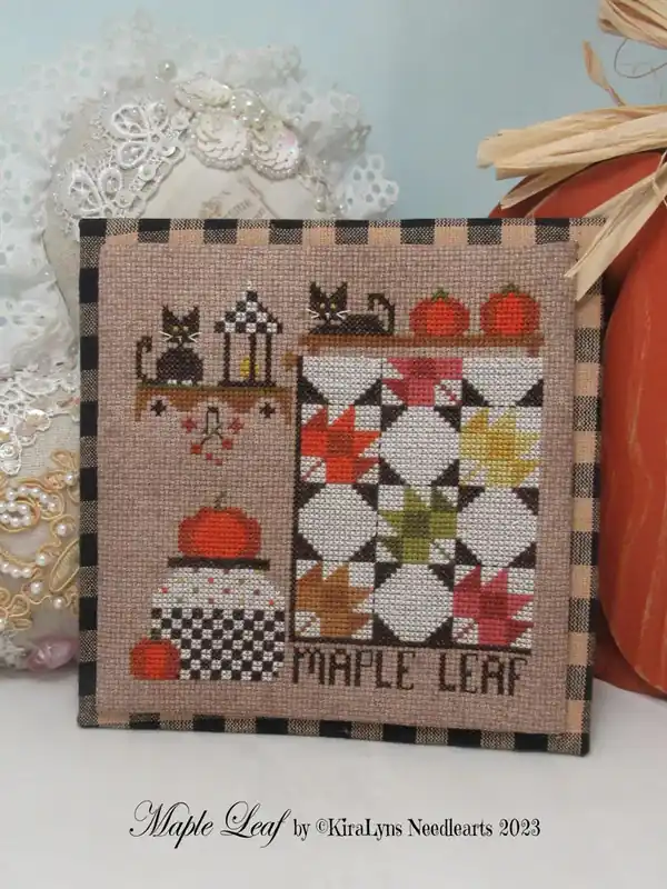 Weekend Sale Maple Leaf by Kira Lyns Needlearts
