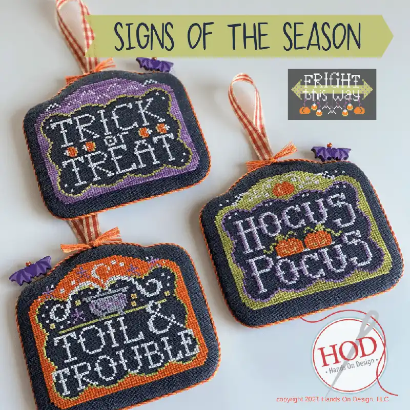 Free Shipping Signs of the Season Fright this Way by Hands on Design