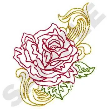 Rose Embroidery Design Get Yours