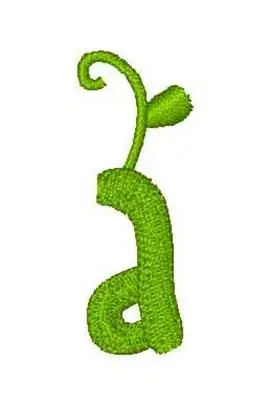 Sprout a Embroidery Design Free Delivery