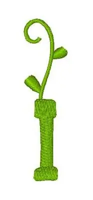 Sprout Font I Embroidery Design Order Now