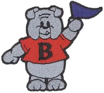 Bulldog Embroidery Design Buy Online