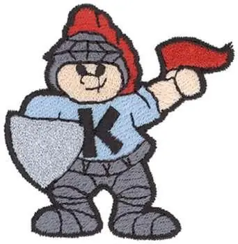Must Have Knight K Embroidery Design