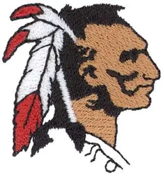 Indian Brave Embroidery Design Free Delivery
