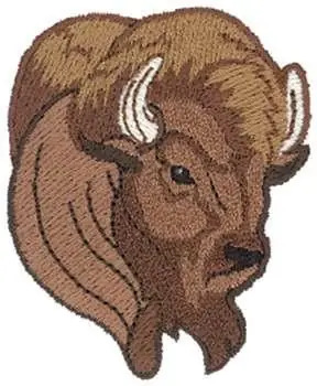 Buffalo Head Embroidery Design In Demand