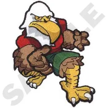 Special Offer Eagle Mascot Embroidery Design