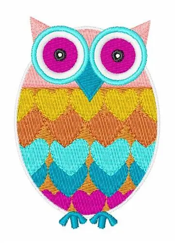 Owl Embroidery Design Markdown