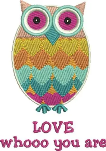 Price Cut Love Whooo Embroidery Design