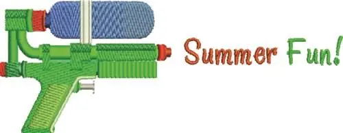 Summer Fun Embroidery Design Buy Online