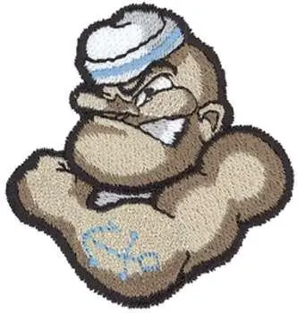 Sailor Mascot Embroidery Design Affordable