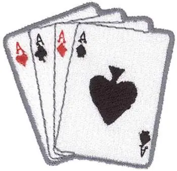 Aces Embroidery Design Best Seller