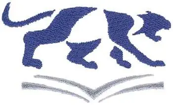Panther Outline Embroidery Design Affordable