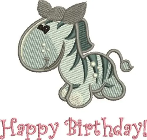Happy Birthday Embroidery Design Latest