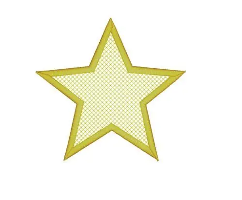 Luxury Star Embroidery Design