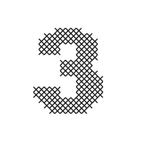 Cross Stitch Font 3 Embroidery Design Markdown