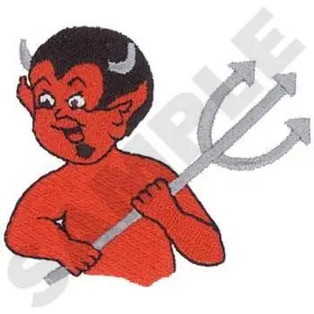 Lil Devil Embroidery Design Luxury