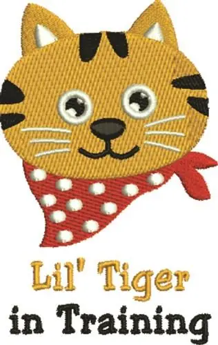 Editor’s Pick Lil Tiger Embroidery Design